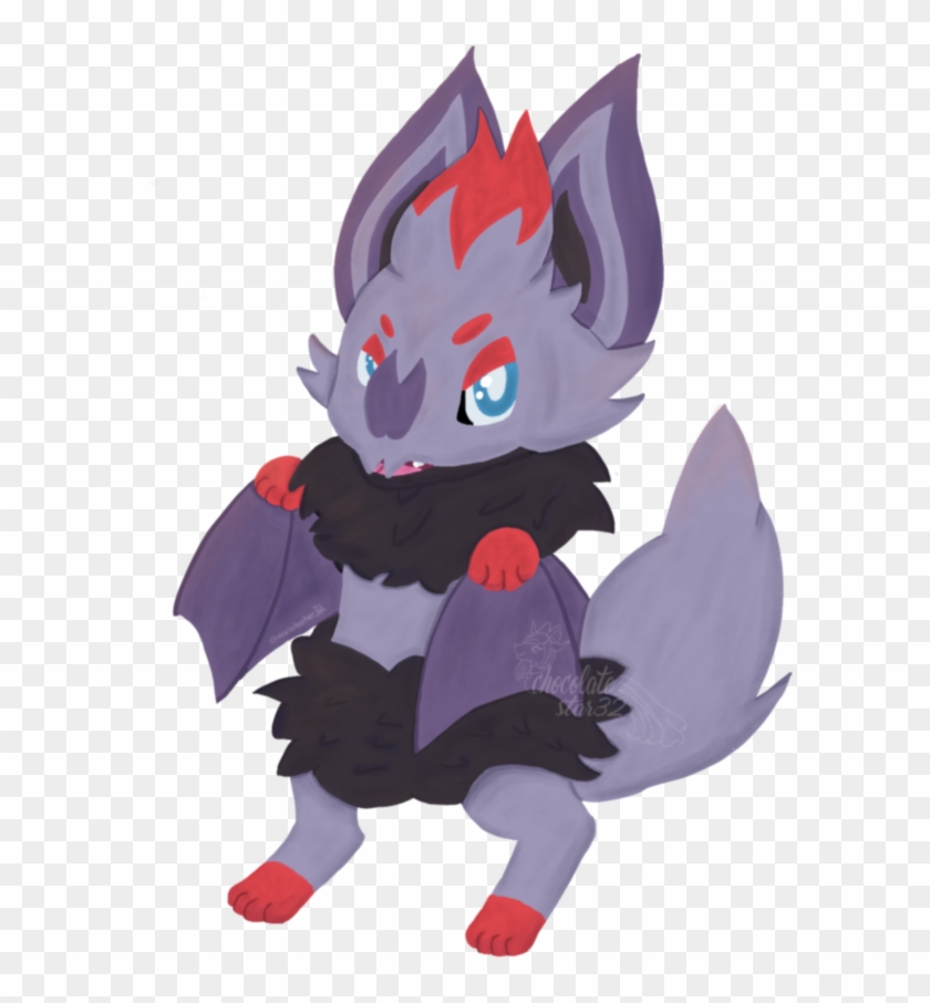 When You Mix A Sneaky Zorua With A Noisy Noibat You - Illustration Clipart #3976006