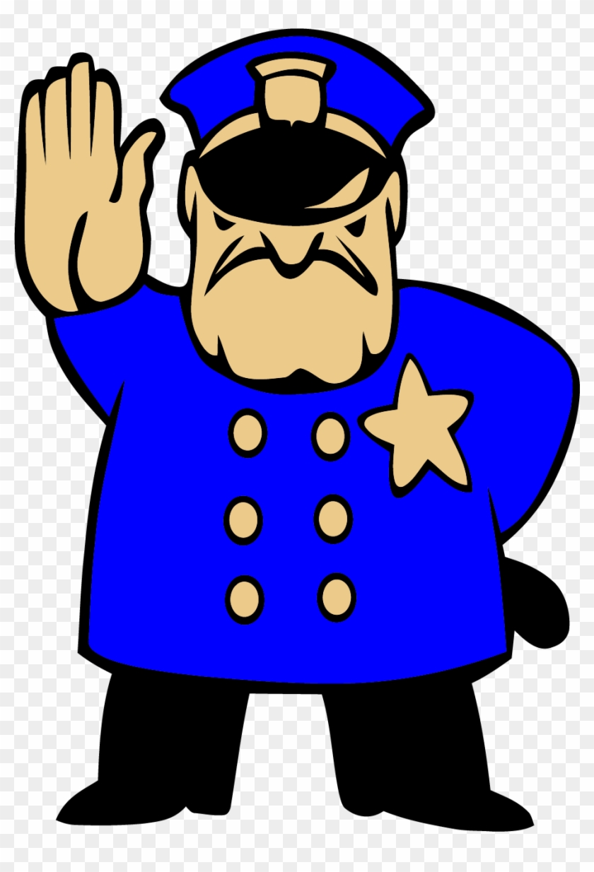 Police Man Ganson Clip Art - Rules Clipart - Png Download #3976032