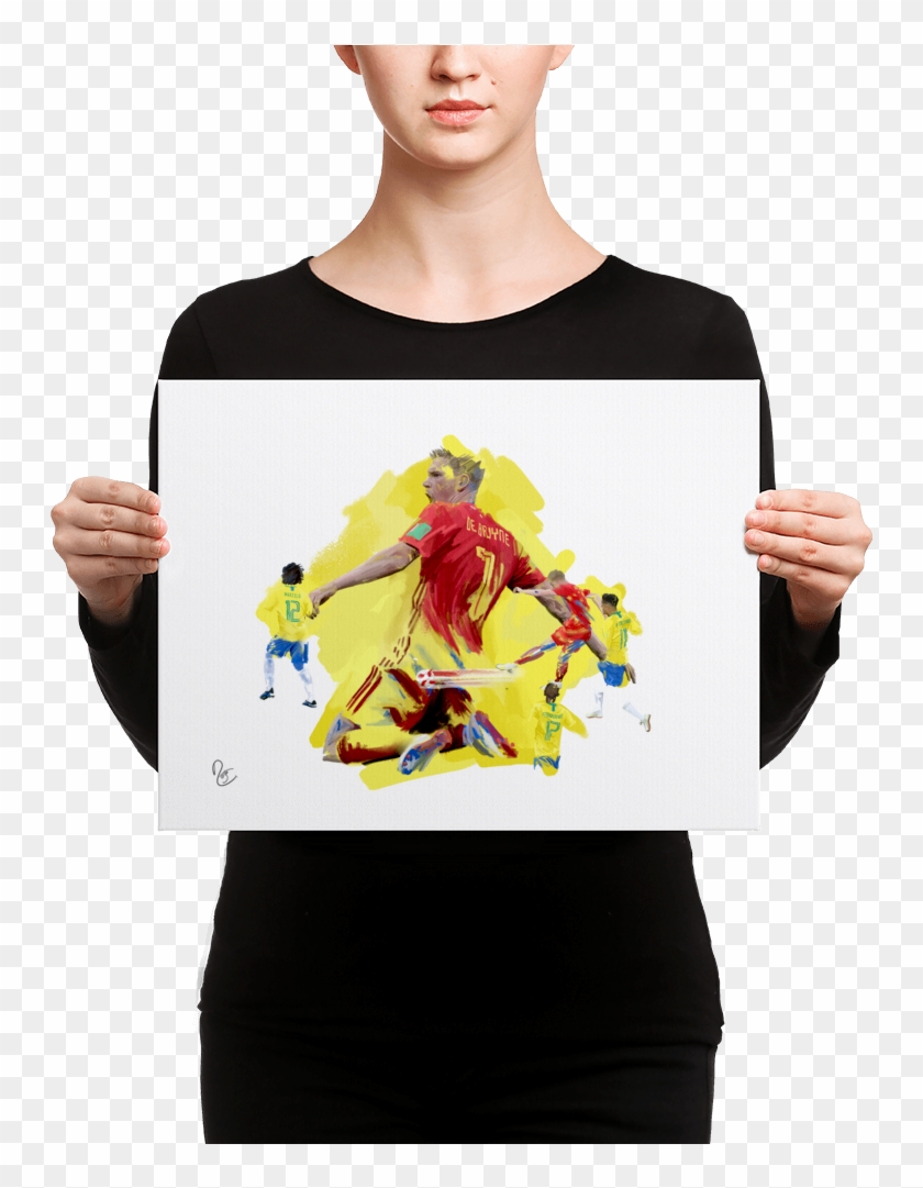 De Bruyne, Brazil Vs Belgium - Canvas Clipart