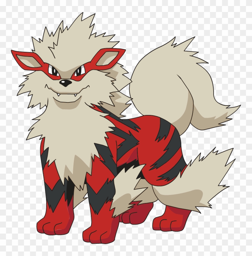 Growlithe And Arcanine The Pokemon Clipart