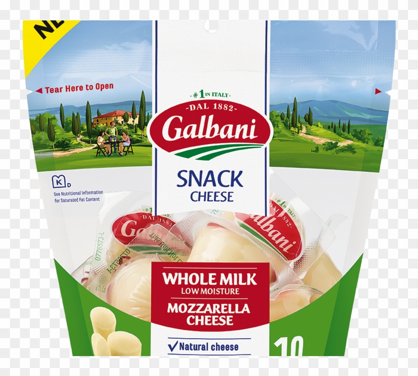 Whole Milk Mozzarella Snack Cheese - Galbani Snack Cheese Clipart #3976787