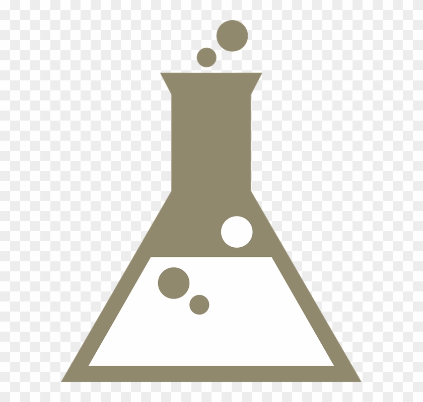Beaker, Bubbles, Chemistry, Reaction - Chemistry Beaker Vector Clipart