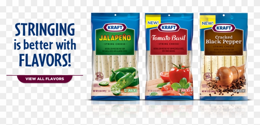 Stringing Is Better With Flavors - Kraft Cheese Strings Clipart #3976952