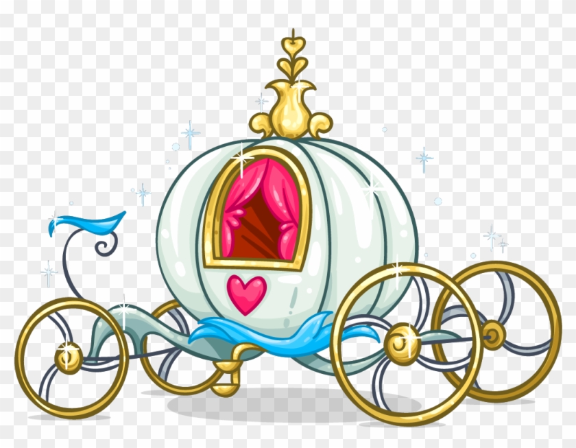 #ftestickers #disney #cinderella #cinderellacoach #stagecoach - Disney Cinderella Pumpkin Carriage Clipart #3977892