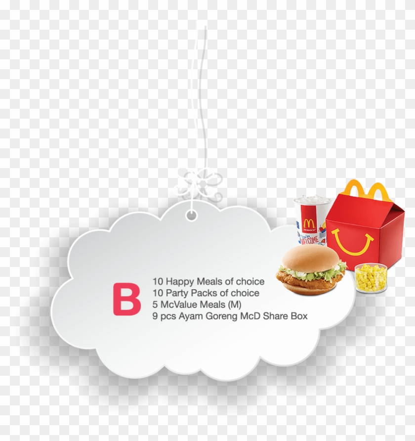Happy Meal Prices Vary According To Restaurants - Pakej Birthday Mcd 2019 Clipart #3977923