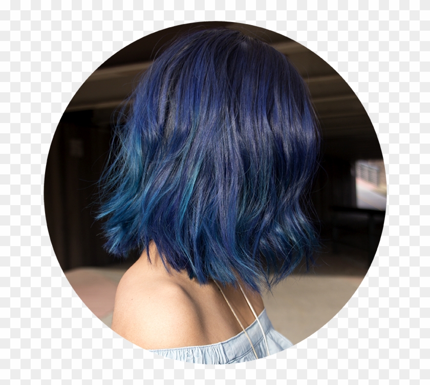 Asian Hair Color - Asian Hair Color Blue Clipart #3978480
