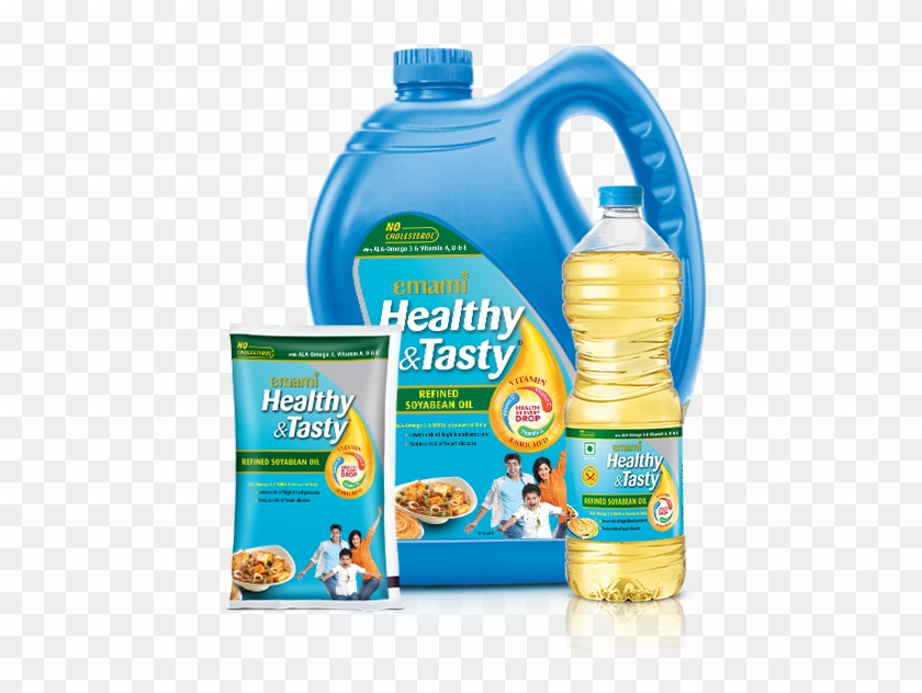 Healthy & Tasty Refined Soyabean Oil Helps Retain The - Emami Kachi Ghani Mustard Oil Clipart