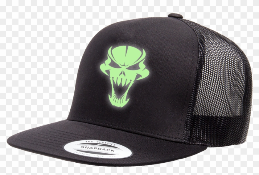 Skull Tech Glow In The Dark Snap Back Hat - Baseball Cap Clipart