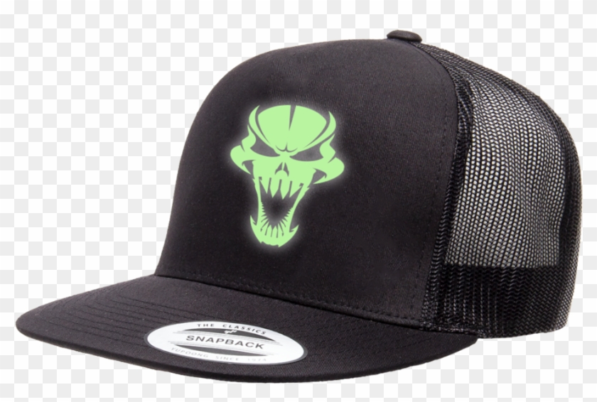 Skull Tech Glow In The Dark Snap Back Hat - Baseball Cap Clipart #3978730