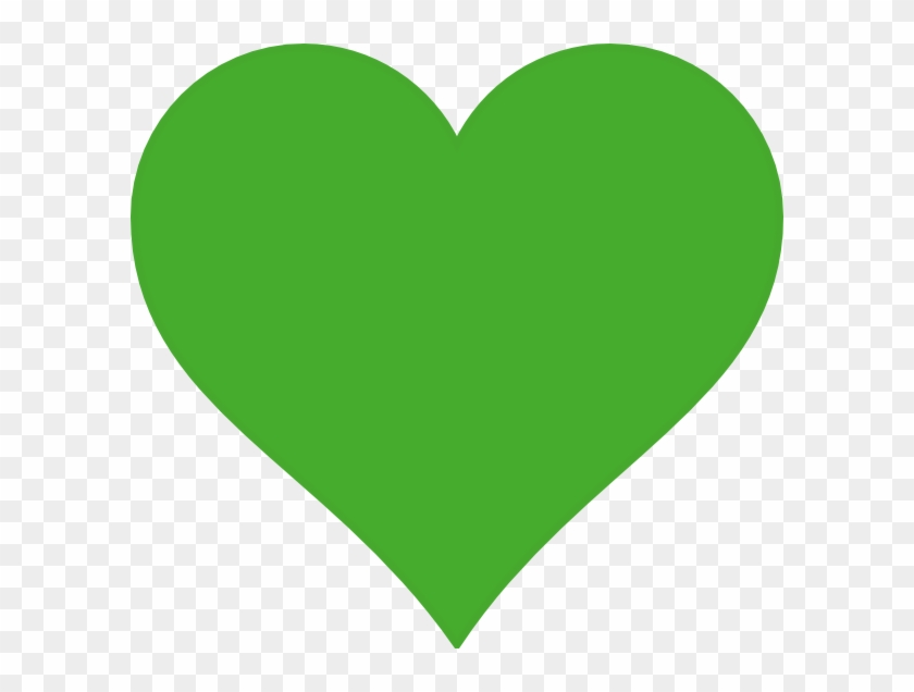Lime Heart Clip Art At Clker - Green Heart Transparent Background - Png Download