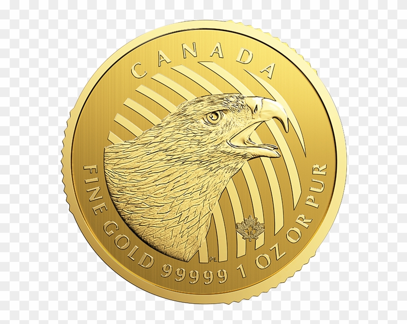 Royal Canadian Mint Gold "call Of The Wild" 2018 Bullion - Canadian Golden Eagle Coin Clipart #3979089