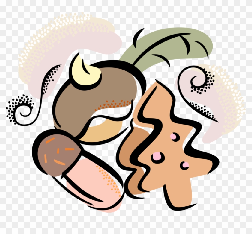 Vector Illustration Of Holiday Season Christmas Baking Clipart