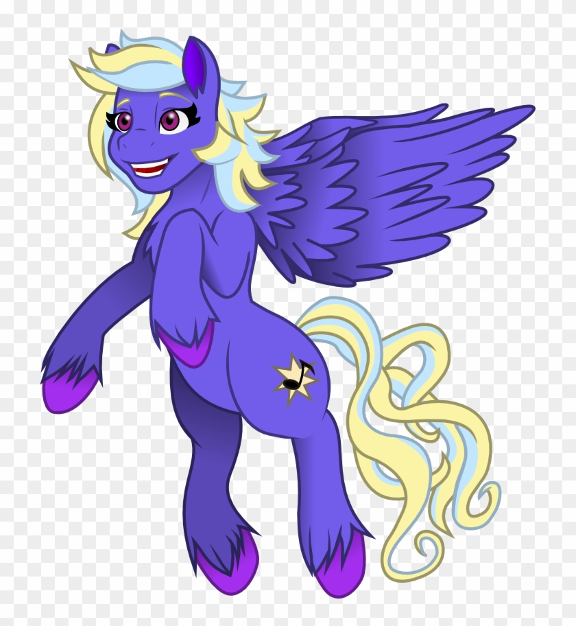 Sketchy Brush, Multicolored Hair, Note, Oc, Oc - Cartoon Clipart