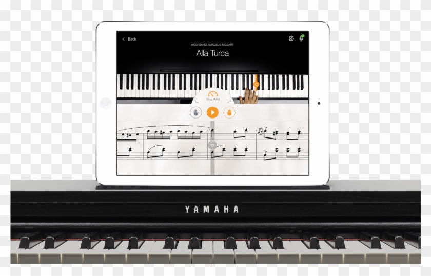 Flowkey Recognises The Notes On Your Instrument And - Musical Keyboard Clipart