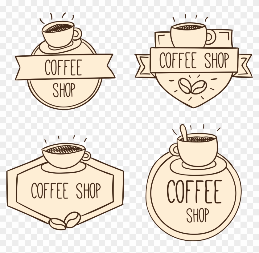 Vector Stickers Cookie Sticker - Coffee Clipart