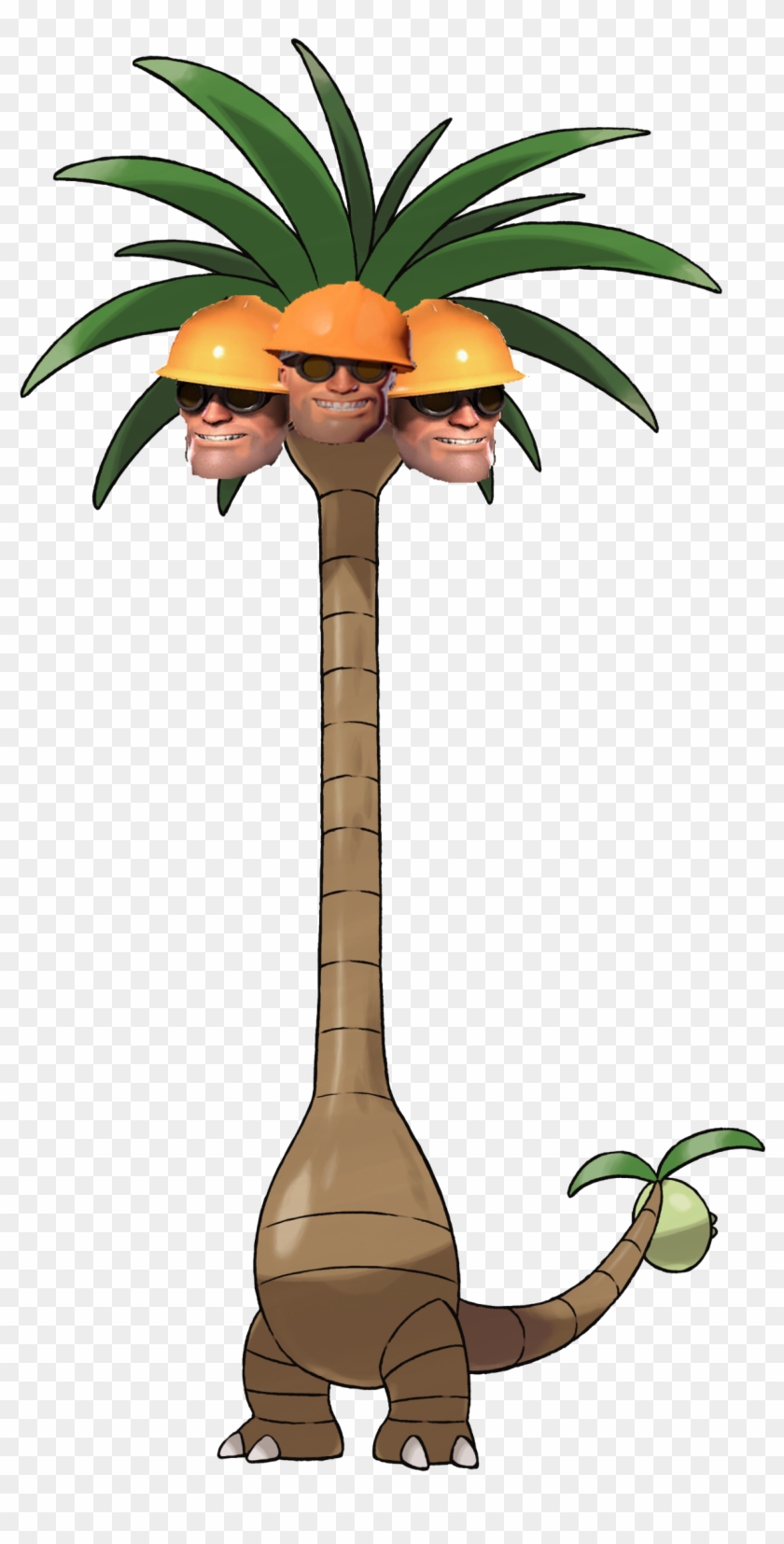 Alolan Exeggutor - Nope - Alola - Pokemon Exeggutor Alola Form Clipart
