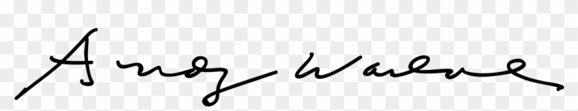 Andy Warhol Autograph - Signature Andy Warhol Clipart #3980103