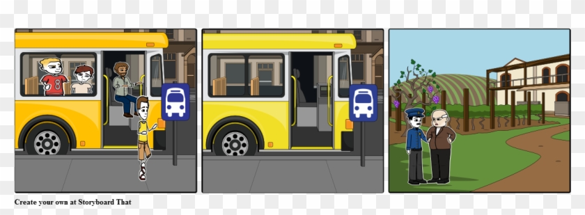 Officer Delinko And Curly - School Bus Clipart