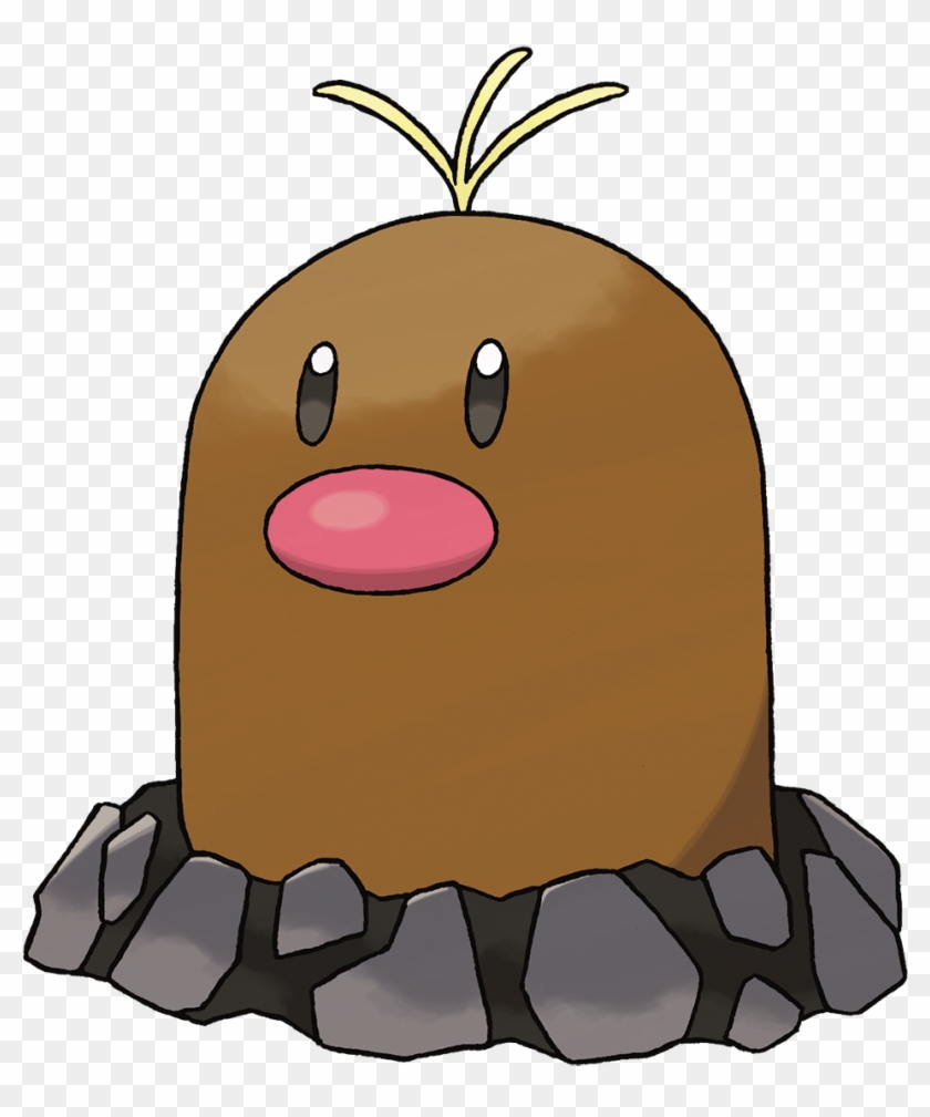Diglett - Diglett Sun And Moon Clipart