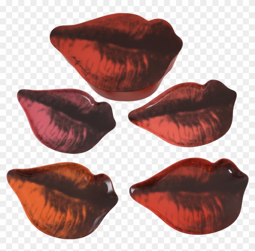 Marilyn Monroe Lip Trinket Dishes By Andy Warhol - Macoma Clipart #3980539