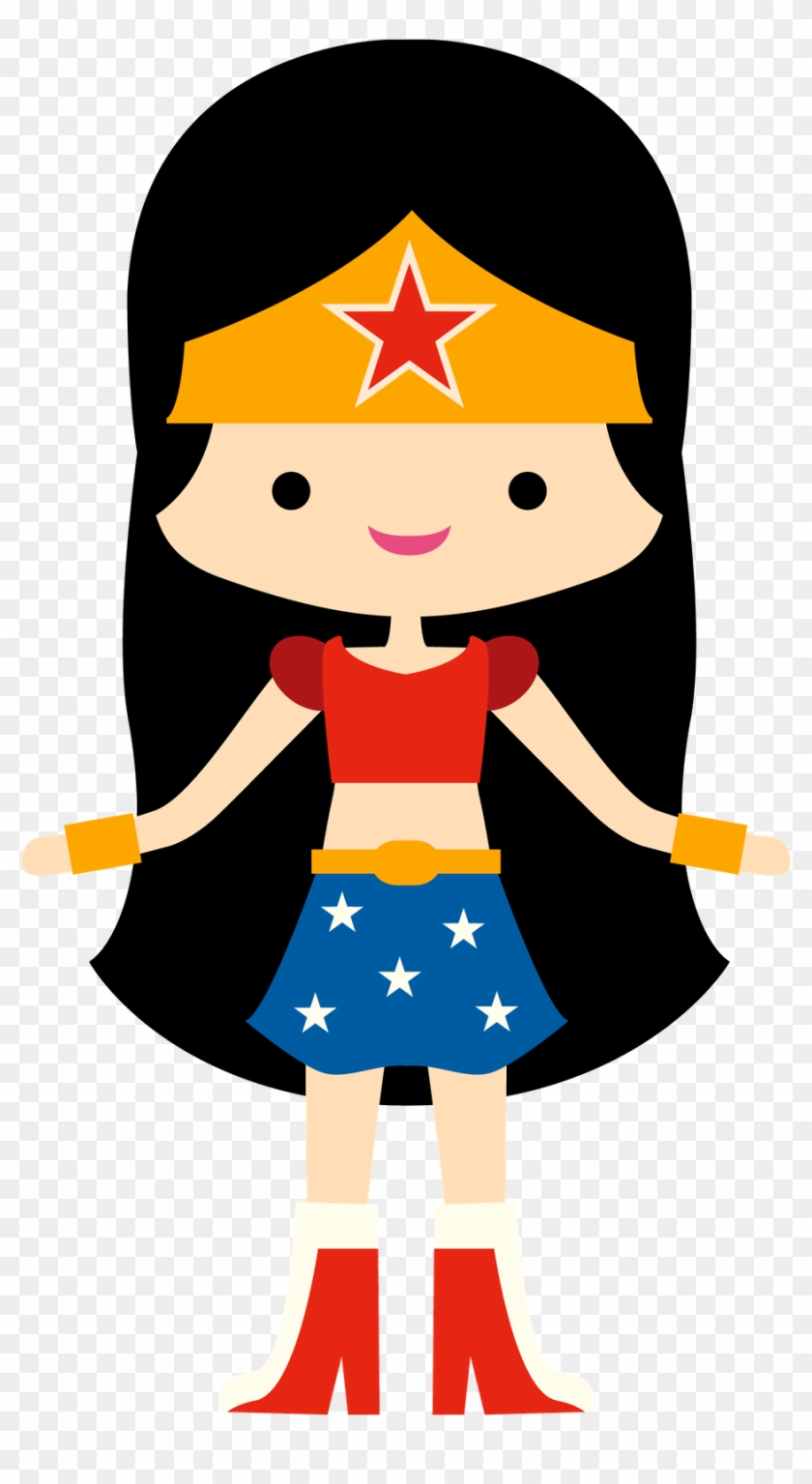 Wonder Woman Birthday, Wonder Woman Party, Batgirl, - Playeras De Super Mamá Clipart