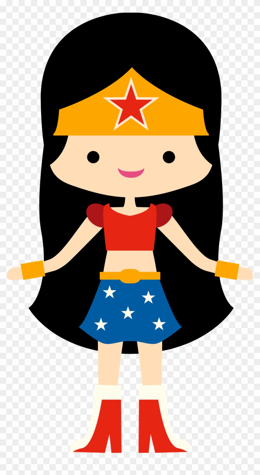 Wonder Woman Birthday, Wonder Woman Party, Batgirl, - Playeras De Super Mamá Clipart #3980635