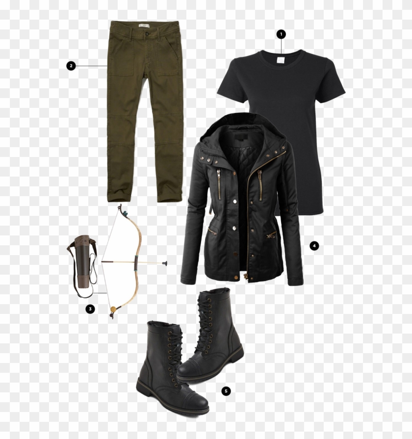 Katniss, Hunger Games // Halloween Costumes - Riding Boot Clipart #3980923