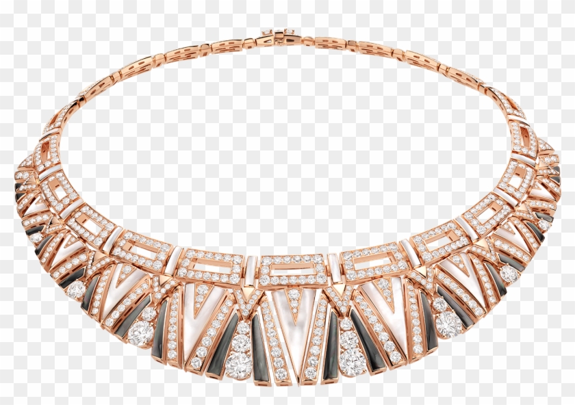 Wild Pop High Jewellery 18 Kt Rose Gold Necklace Set - Bulgari Clipart
