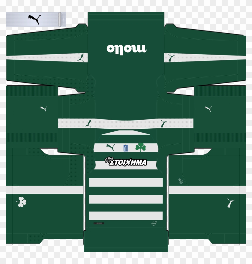 Panathinaikos Home - Panathinaikos Kits Pes 2017 Clipart
