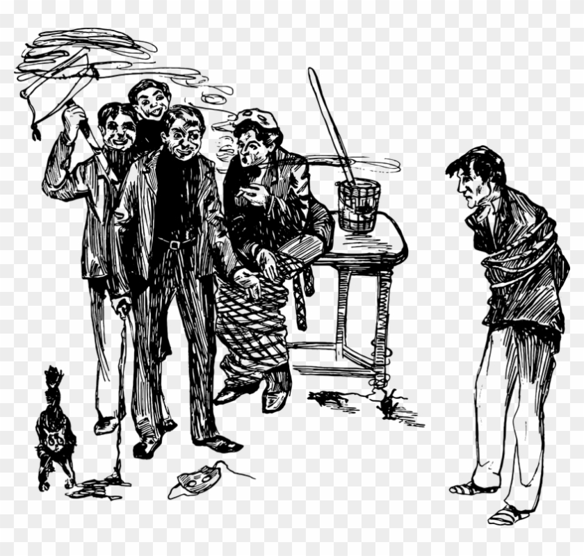 Vintage Old Fashioned Drawing Black And White - Old Fashioned Drawings Of People Clipart