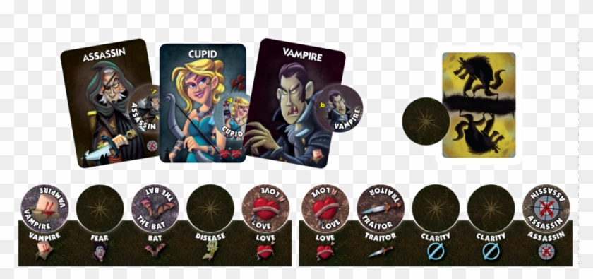 Vamp Sample Cards Marks Marks Board Large - One Night Vampire Marks Clipart #3981469