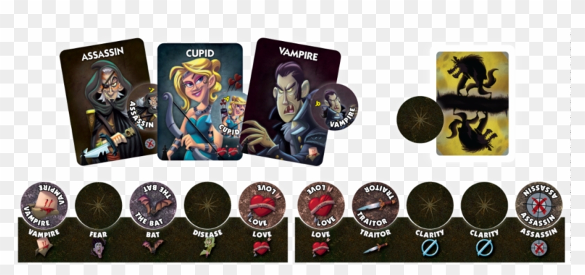 Vamp Sample Cards Marks Marks Board Large - One Night Vampire Marks Clipart