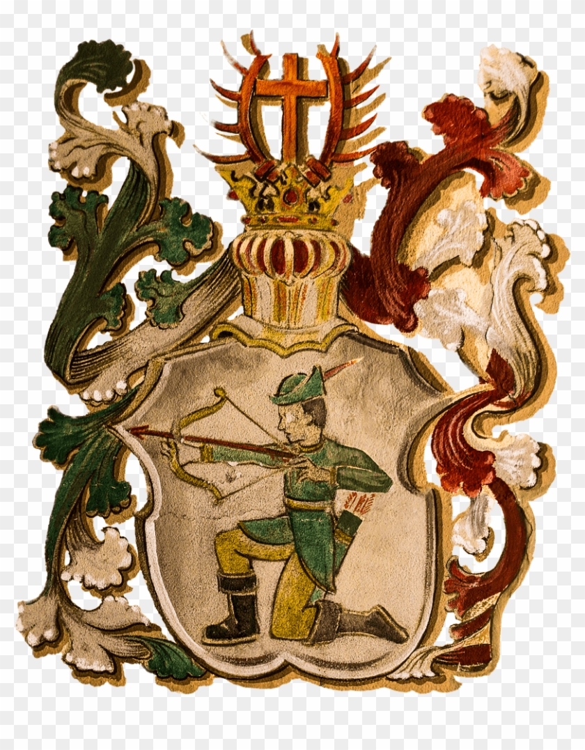 Coat Of Arms Zodiac Sign Saggitarius - Sagittarius Clipart