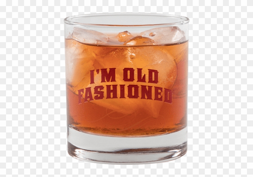 "i'm Old Fashioned" Cocktail Glass - Ale Clipart