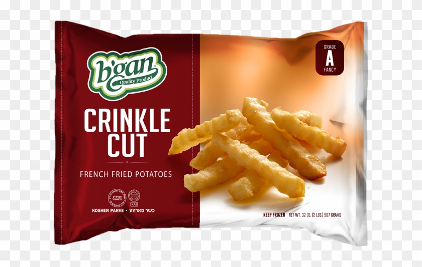 Crinkle Cut French Fries - B Gan Clipart #3982155