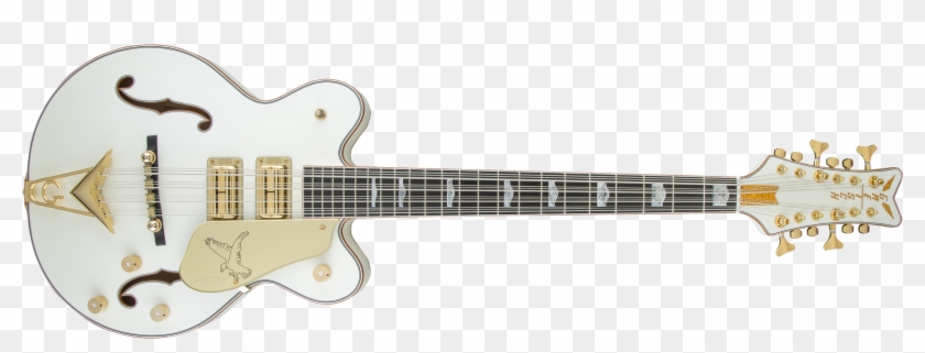 G6136b Tp12 Custom Shop Tom Petersson Signature White - Gretsch White Falcon 59 Clipart #3982763