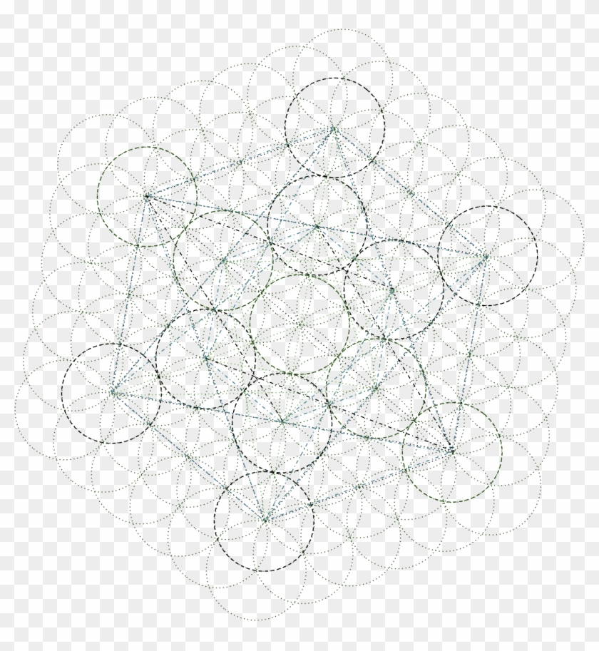 Clipart Metatrons Cube Clipart - Circle - Png Download