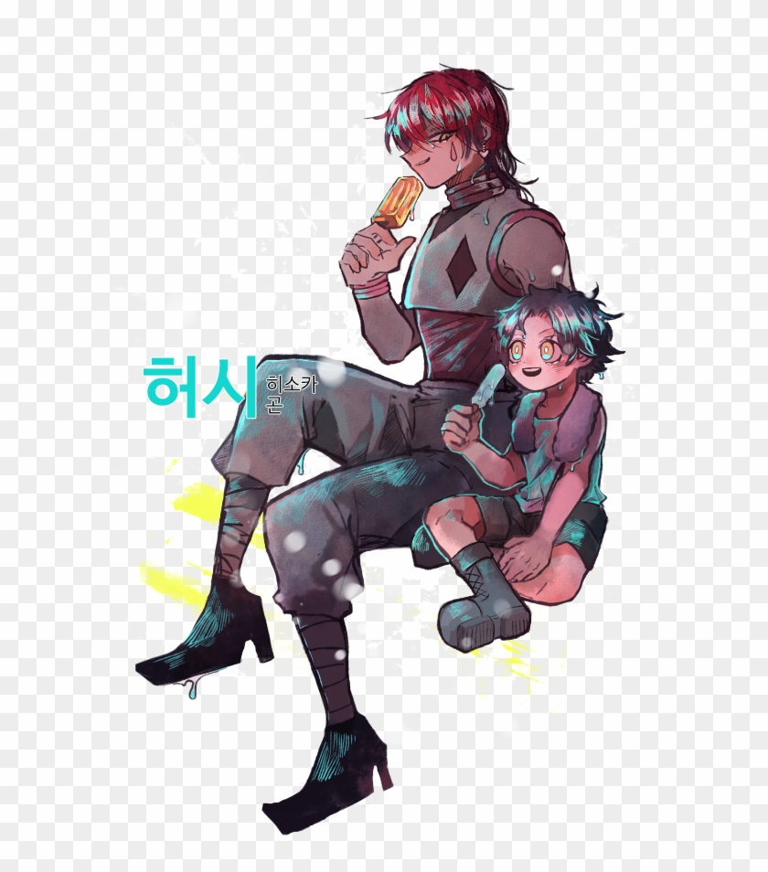 Hisoka And Gon Freecs Hunter X Hunter - Cartoon Clipart