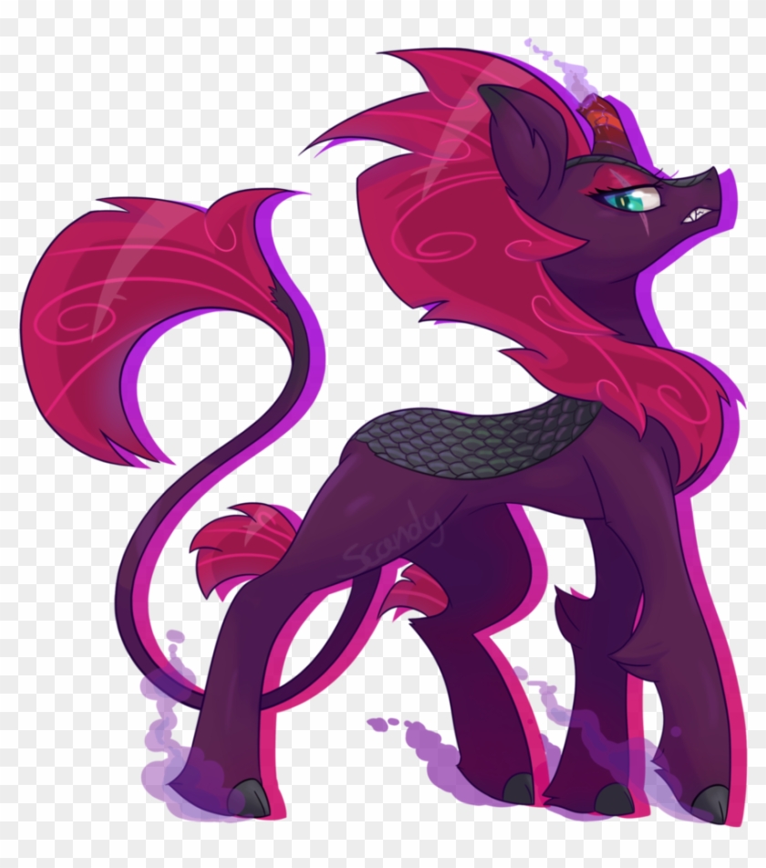 Poke Scandy, Broken Horn, Eye Scar, Female, Kirin, - My Little Pony Kirin Clipart #3983148