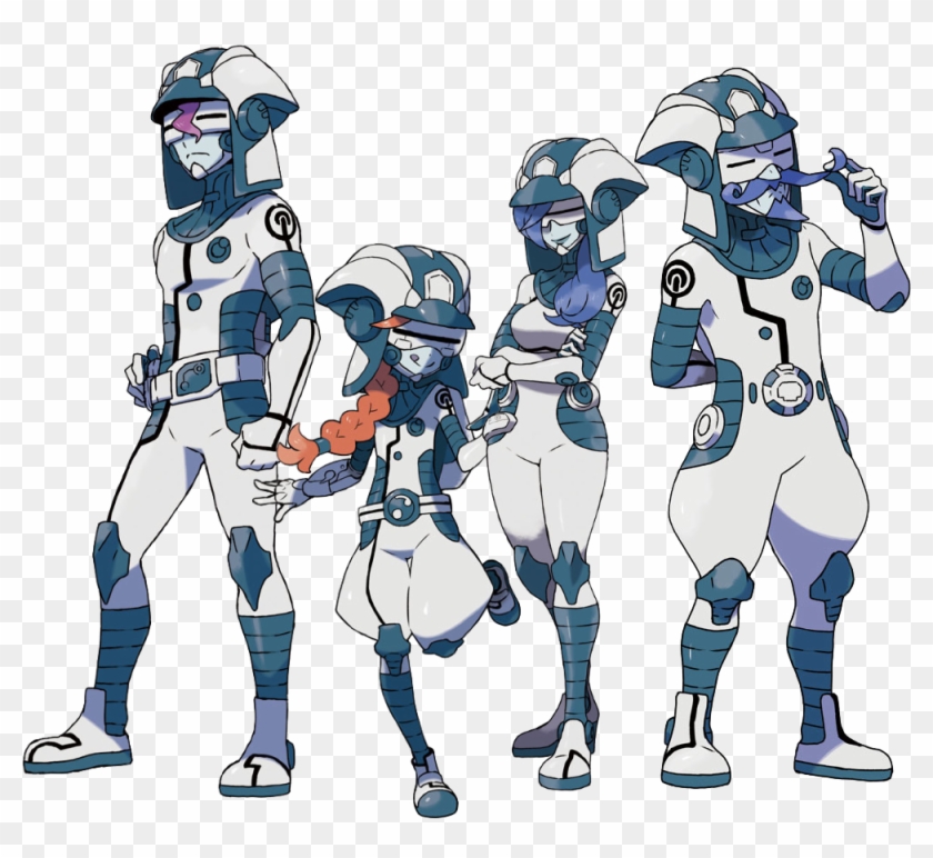 Pokemon Ultra Sun And Moon Ultra Recon Squad Clipart