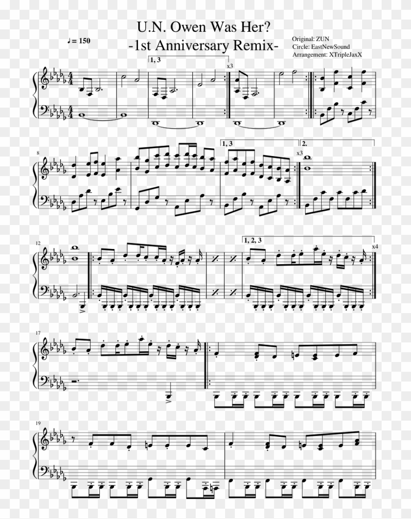 1st Anniversary Remix - Menuet Bach Bwv 114 Clipart #3983580