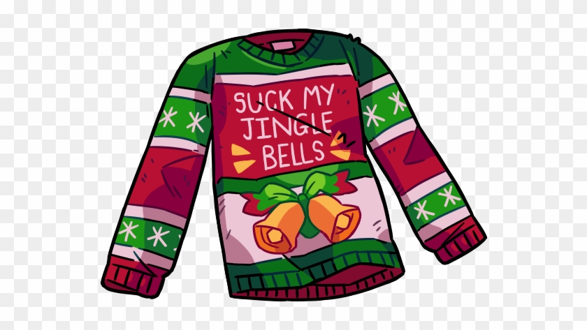 cartoon christmas sweater
