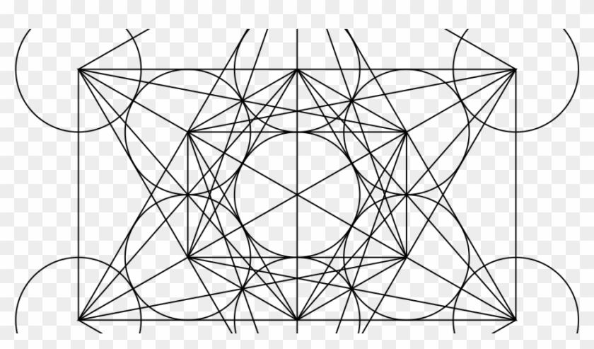 After Wisdom Comes Wit - Metatron's Cube Clipart #3983987