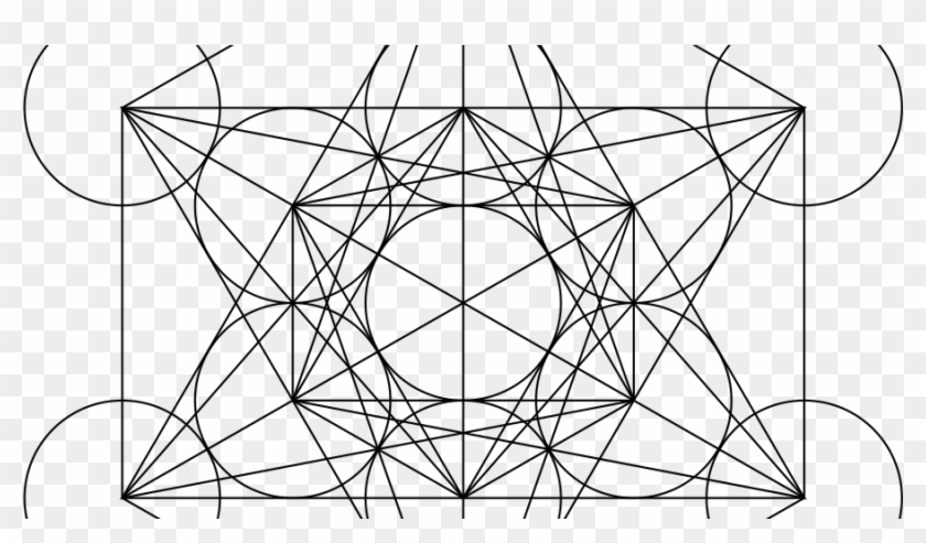 After Wisdom Comes Wit - Metatron's Cube Clipart
