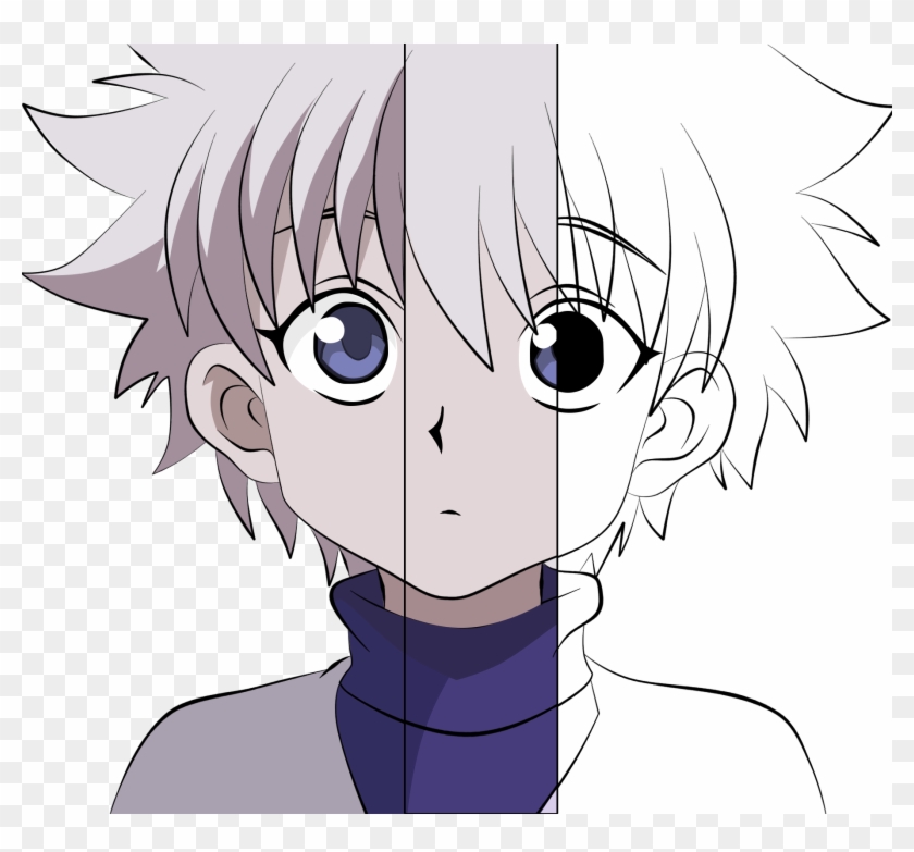Killua Vector - Killua Colors Clipart