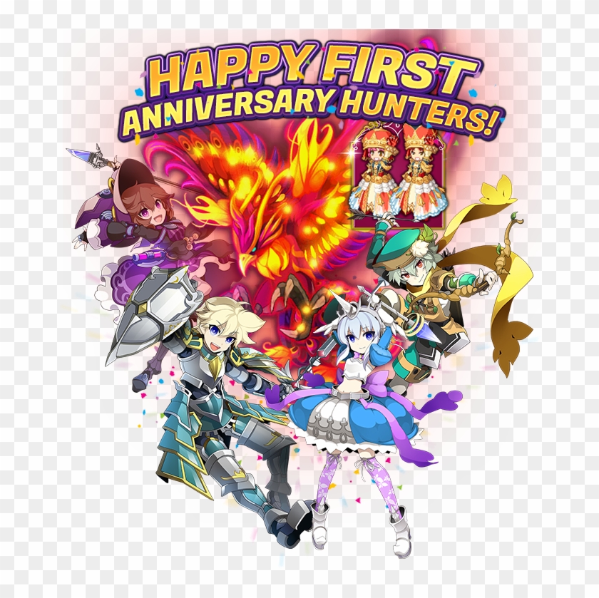 Close Anniv Event Monster - Graphic Design Clipart