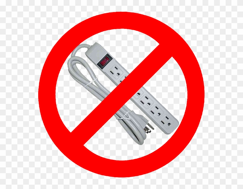 Many Of Us Cruise With Quite A Few Battery-powered - Non Surge Power Strip Clipart #3984208