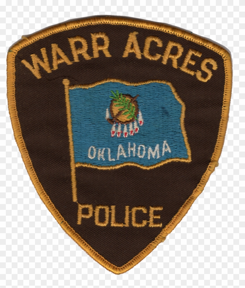 Chief Nelson Beckett, Wapd Patch With Ok Flag - Emblem Clipart