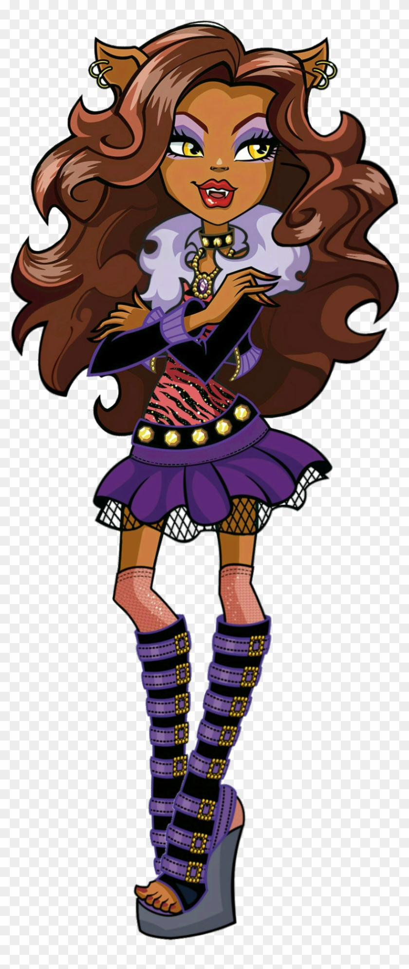 Nuevo Artwork/png De Clawdeen Wolf - Monster High Clawdeen Wolf Png Clipart