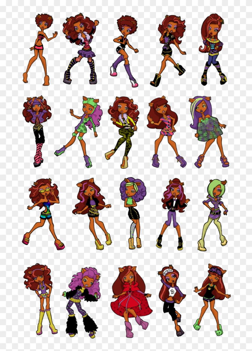 Clawdeen Wolf Images Clawdeen Hd Wallpaper And Background - Monster High Clawdeen Wolf Outfits Clipart